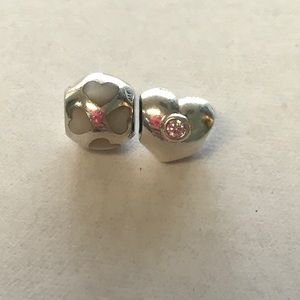2 Authentic Pandora Charms